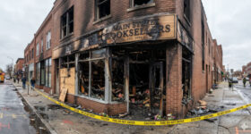 Book store fire